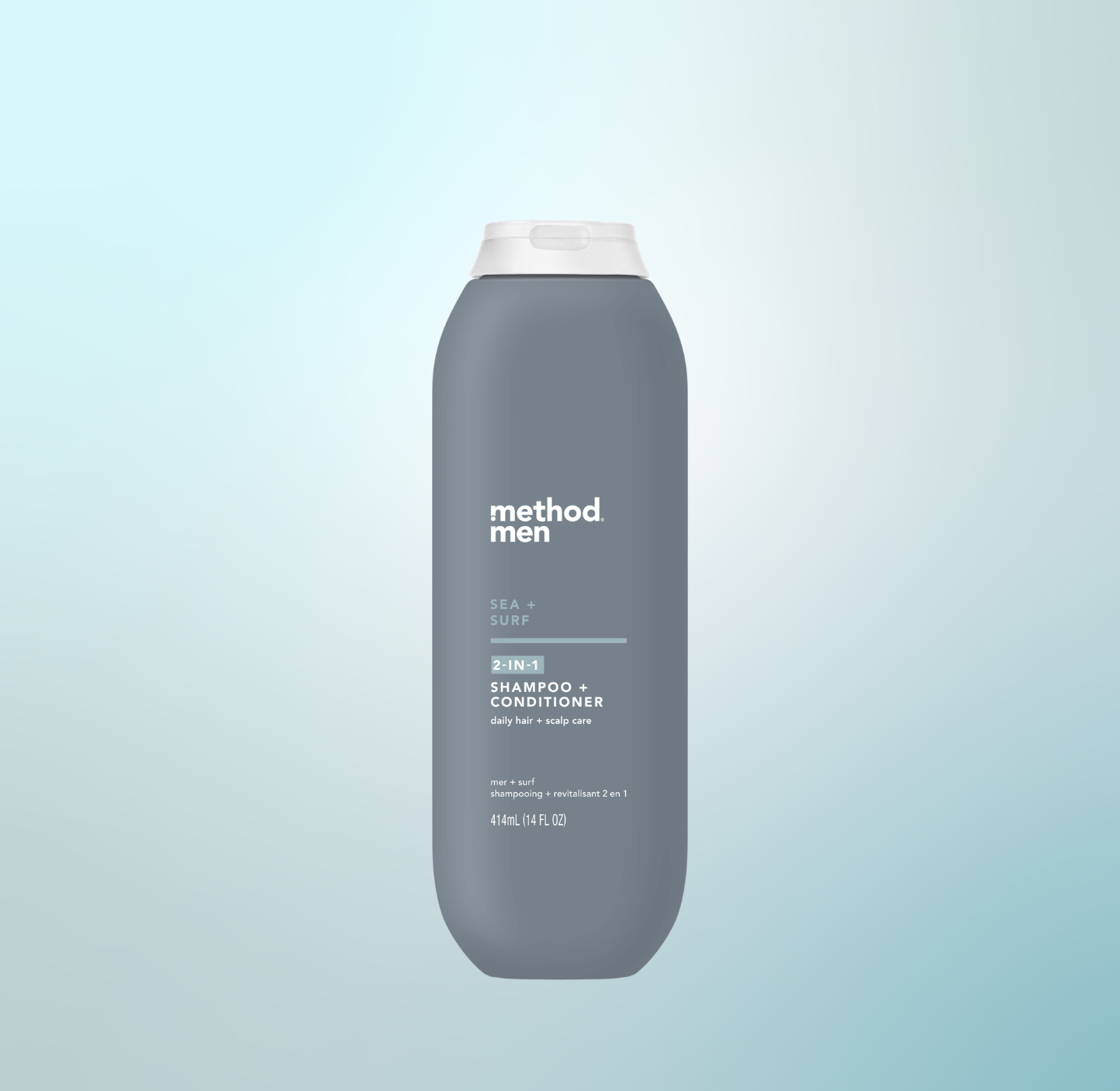 men 2-in-1 shampoo + conditioner - sea + surf, 14 fl oz