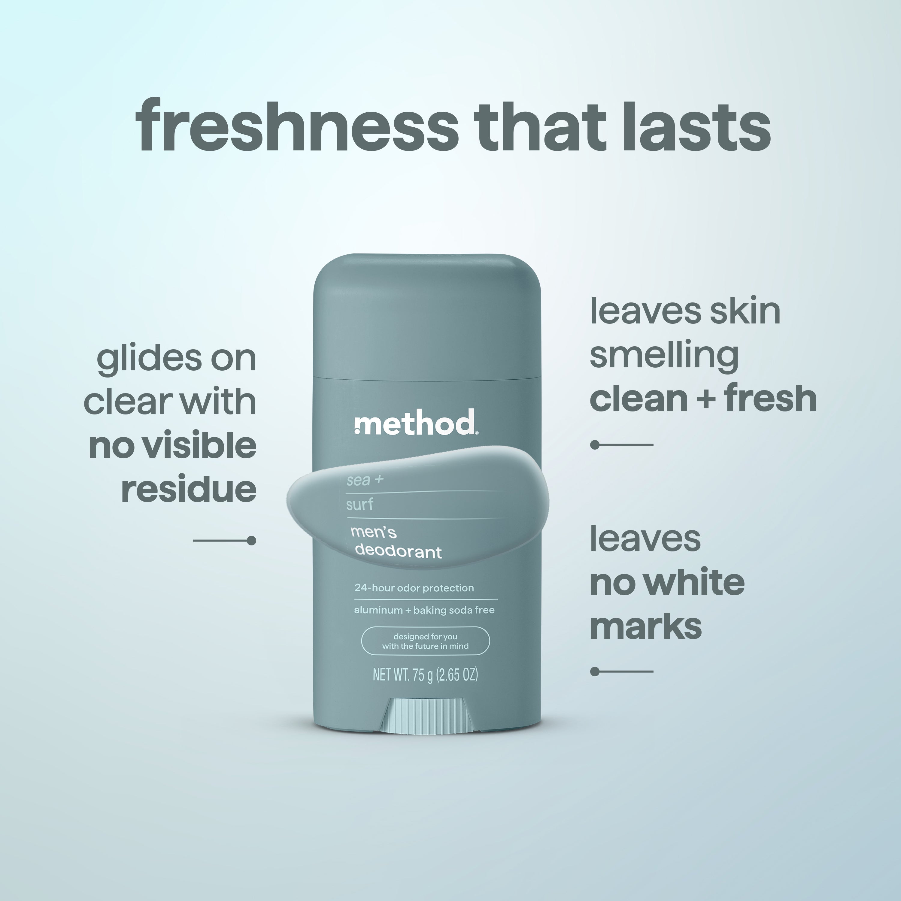 deodorant - sea + surf, 2.65 oz