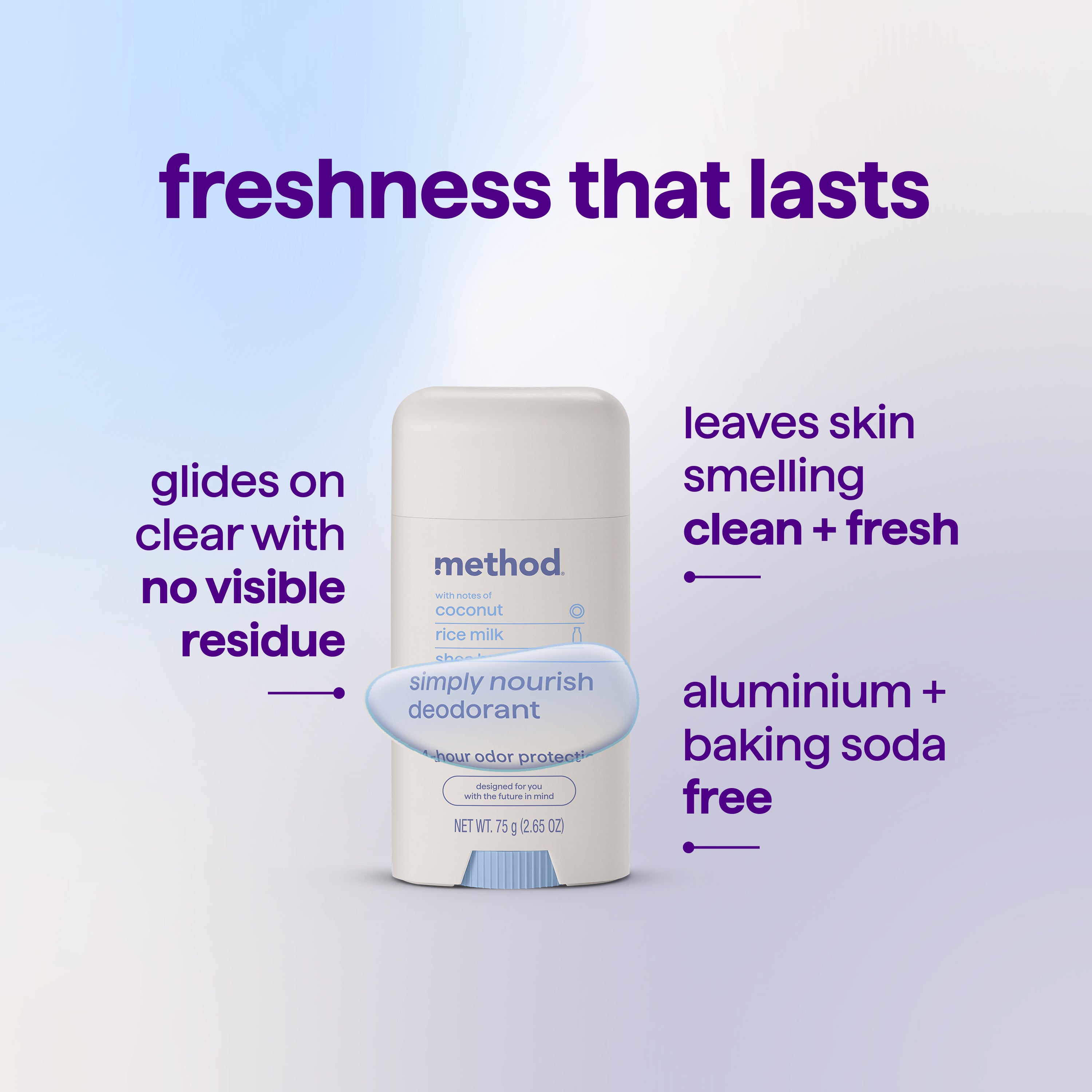 deodorant - simply nourish, 2.65 oz