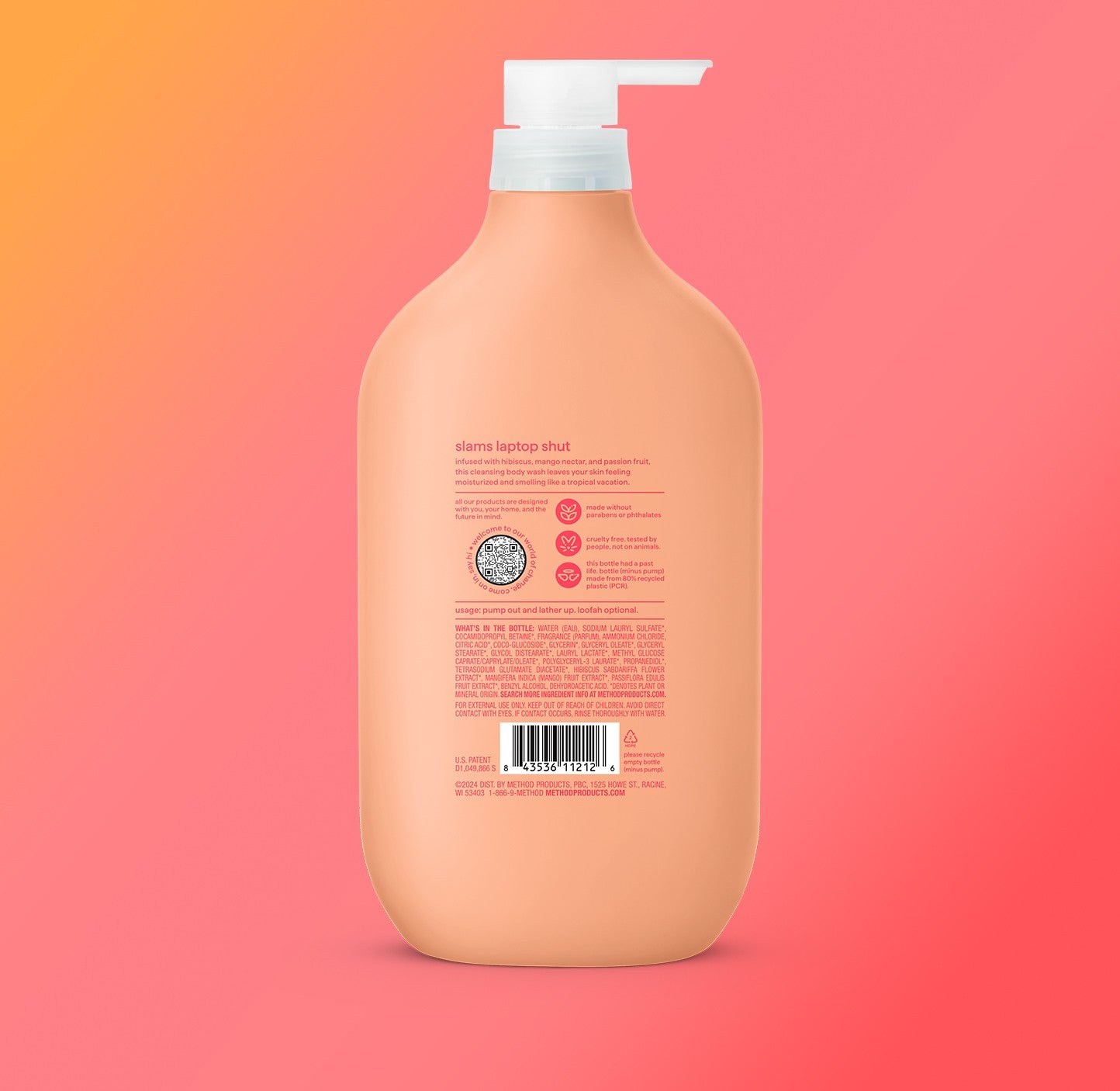 body wash - island mist, 28 fl oz